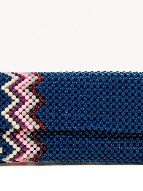 Chic clutch ( Navy blue)